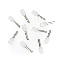 Kolorowe końcówki rurkowe izolowane 1,0/8mm - 10szt.