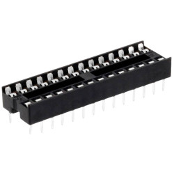 Connfly DS1009-28AT1NS-0B2 IC socket 28 pins 2.54 mm spacing Tube