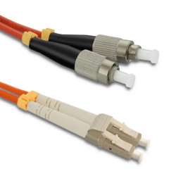 Qoltec Patchcord światłowodowy LC/UPC - FC/UPC Multimode 50/125 OM2 Duplex 2m