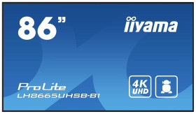 iiyama LH8665UHSB-B1 kiosk z wyświetlaczem o przekątnej 2,18 m (86 cali)