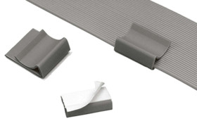 Uchwyt opaski kablowej do opasek 4.3mm długość 25.4mm szerokość 27,7 mm Panduit Szary