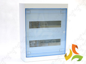 Rozdzielnica natynkowa 24 modułowa 2x12M drzwi transparentne IP40 Nedbox 601247 LEGRAND