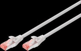 DK-1644-150 Cat.6 patch cable, S/FTP, gray, 15m