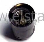 Oprawka do żarówki E27 4A 250V czarna