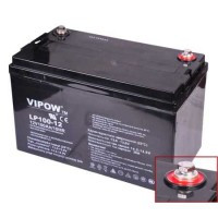 LP100-12 Akumulator firmy VIPOW 12V 100Ah [333x172x215mm]