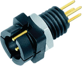 Złącze wielostykowe przemysłowe 5-pinowe Subminiaturowe, panelowe Gniazdo binder