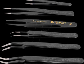 5-060-AES SMD tweezers kit, 6 pieces, ESD