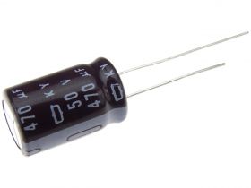 Kondensator elek. 470uF/50V; 10000h;105C;12.5x20mm;KY;NIPPON(33)