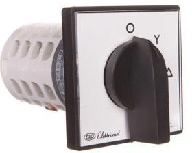 Łącznik krzywkowy 0-gwiazda-trójkąt 5P 16A IP65 Łuk E16-22 951621