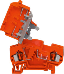 Fuse terminal block, 2 pole, 0.08-4.0 mm², 800 V, 10 A, 281-616