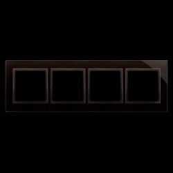 Ramka poczwórna szklana zastygła lawa DRN4/73 Kontakt Simon54 Nature