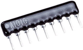 Drabinka rezystancyjna 15 kΩ SIP-8+1 0.125 W 1 szt.