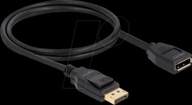 80001 DisplayPort 1.2 extension cable 4K 60 Hz 1 m