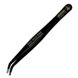 Bernstein 5-062-13 SMD Tweezers 115mm Bent With Gripping Cavity ESD