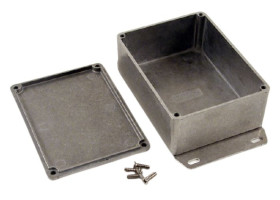 Obudowa Aluminium odlewane 1590 83 mm 111 mm wys. zew. 44 mm Hammond IP54 Naturalny Kołnierzowe Naturalny