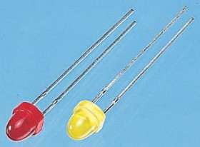 LED, THT, Żółty, 2-Pin, Ledtech