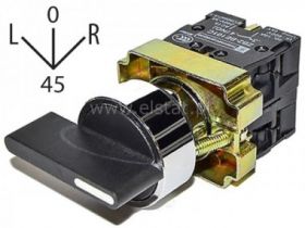 Przełącznik piórowy stabilny [0-1], metal, długi