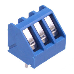 3-Way 5.00mm 45° PCB Terminal Block 15A 300V