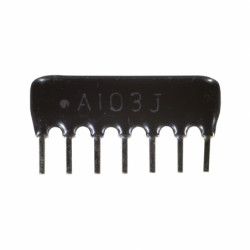 Drabinka rezystorowa 7x 10K A7P-10K A103J matryca szeregowa 1/8W 5% SIP-7