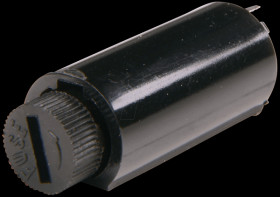 Fuse holder, 5 x 20 mm, max. 6.3 A/250 V