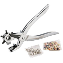 kwb 929690 punch pliers 4mm 100 eyelets 48 press studs included