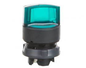 Napęd przełącznika 2 położeniowy zielony z podświetleniem z samopowrotem ZB5AK1433