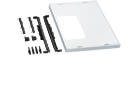 univers N HC 600x500 mm zestaw dla 9 rozłączników listwowych NH00 na system szyn 60 mm góra UC42L60 HAGER