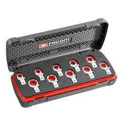 Zestaw kluczy płasko-oczkowych Zestaw bitów wielolinii Facom 14 → 24 mm 10 szt.