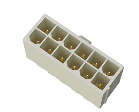 Wtyk PCB 8-pinowe raster: 4.2mm 2-rzędowe Amphenol Communications Solutions Przewlekany 5.0A 600.0 V.