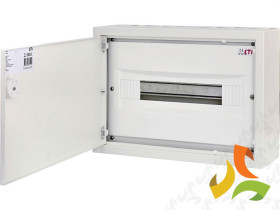 Rozdzielnica natynkowa 18 modułowa 1x18M drzwi metal IP30 WRP18-1 001101381 ETI