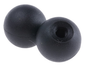 Pokrętło mocujące M5 średnica pokrętła 20mm średnica gwintu: 5mm Kulowy Otwór gwintowany