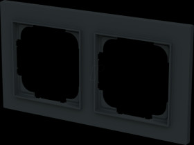 1722-45M Cover frame, 2-way