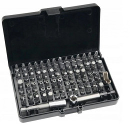 Końcówki wkrętakowe z uchwytem /zestaw 99szt/ 06-104