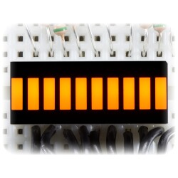 10 Segment Light Bar Graph LED Display - Yellow
