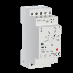 Regulator temperatury na szynę DIN -10…+40°C - ITR 79.408