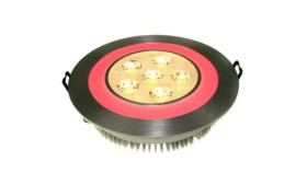Downlight Led Power Flea 1W*6+3W Biały Ciepły+Czer