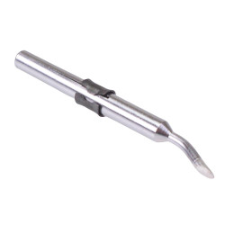 B030260 2.3mm No.302 Bent Sloped Conical Plated Soldering Iron Tip Antex