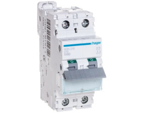 Wyłącznik nadprądowy 2P D 16A 10kA AC MCB NDN216
