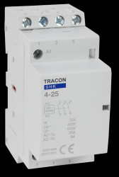 Stycznik instalacyjny 230V AC 4×NO 25A DIN Tracon