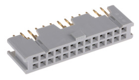 Gniazdo PCB 26 -pinowe 2 -rzędowe raster: 2.54mm Listwa gniazdowa Proste Przewlekany