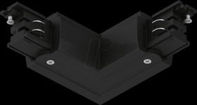 91374 ProRail3 L connector, 101x101 mm, max. 3680 W, black