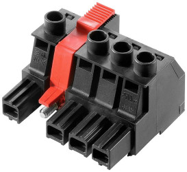 Weidmüller 2627320000 Obudowa złącza pin żeńskiego na kabel BUZ 10.16IT/04/180MSF4 AG BK BX, piny: 4, 60 A, 18 szt.
