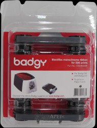 CBGR0500F Black ribbon cartridge for Badgy100/200, for paper cards
