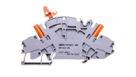 Złączka Szynowa Rozłączalno-Pomiarowa 2-Przewodowa Z Izolowanymi Gniazdami...