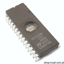 M27C256B-15F1 256Kbit UV EPROM DIP28CW STM USED