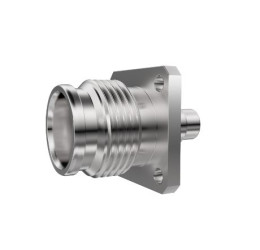 Złącze koncentryczne Montaż na panelu Żeński 50Ω Lutowane typ kabla RG405/U, UT85