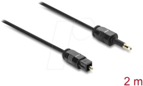 90920 TOSLINK 2.2 mm cable, plug / mini plug, 2 m
