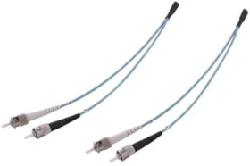 Duplex-jumper, ST to ST, 2 m, OM3, multimode 50/125 µm, 33012410020007
