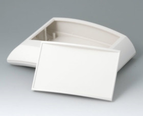 ABS enclosure, (L x W x H) 150 x 200 x 54 mm, gray white (RAL 9002), IP40, B7020137