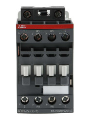 Stycznik 230 V AC ABB styki: 4 4 kW 25 A 2NO + 2NC Szyna DIN Śruba 1SBL137501R1300 AF09-22-00-13